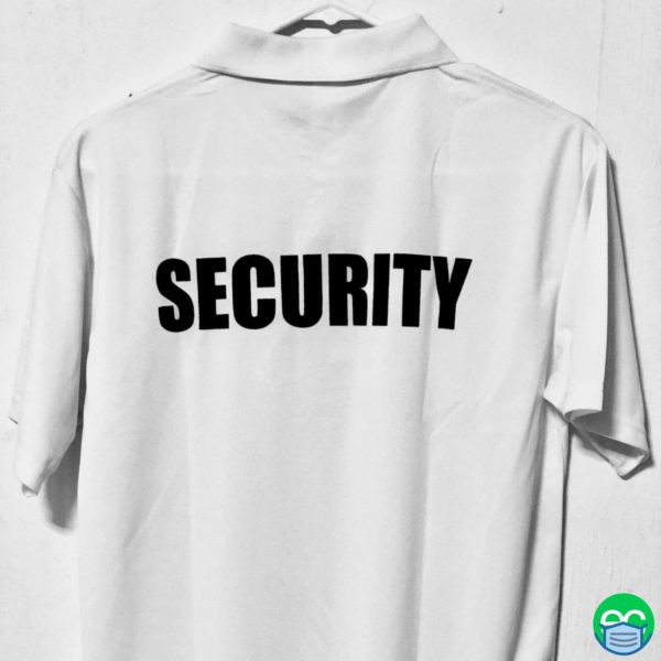 White Security Polo Shirt