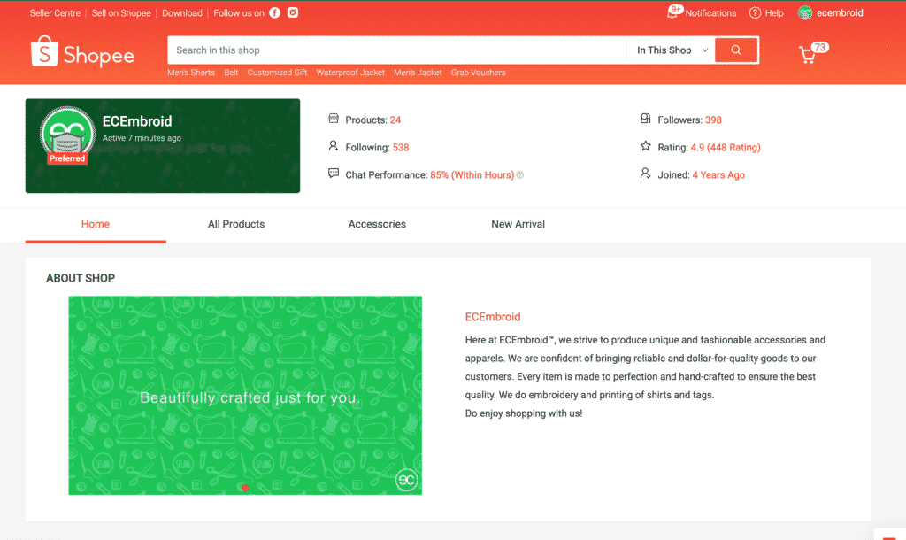 ECEmbroid - Shopee