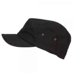 Side of Black Military Cap