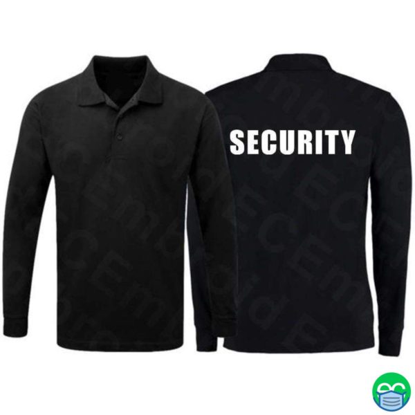 Long Sleeve Security Polo Shirt